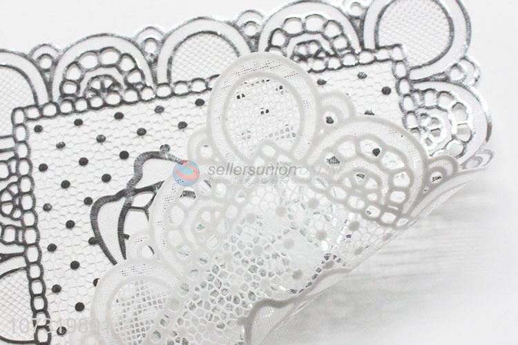 Good Quality Square Heat Resistant Plastic Pvc Coasters Bronzing Cup Mat
