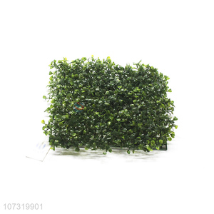 Wholesale Artificial Milan Leaf Grass Indoor Outdoor Topiary Decorative Plant Wall