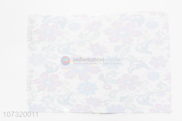 Attractive design flower printed anti-bacterial eco-friendly frosted frigerator mat