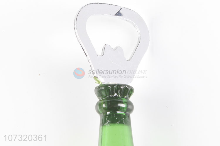 Custom Plastic Beer Bottle Shape Fridge Magnet Bottle Opener