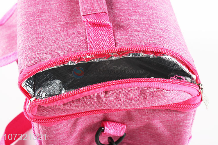 Lowest Price 300D Cation Zipper Opening Waterproof Thermal Insulation Lunch Tote Cooler Bag