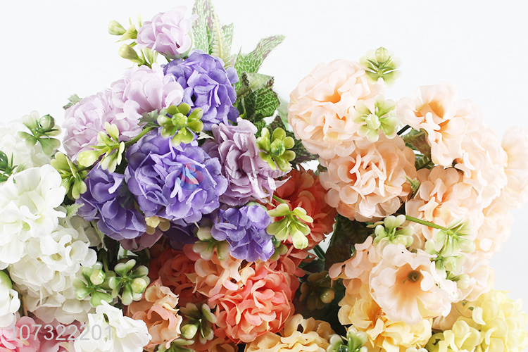 Good Quality 10 Heads Artificial Flowers Plastic Simulation Bouquet