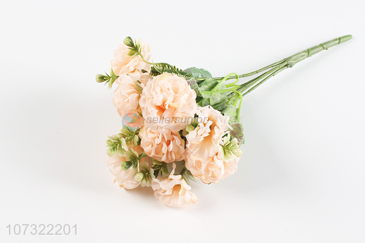 Good Quality 10 Heads Artificial Flowers Plastic Simulation Bouquet