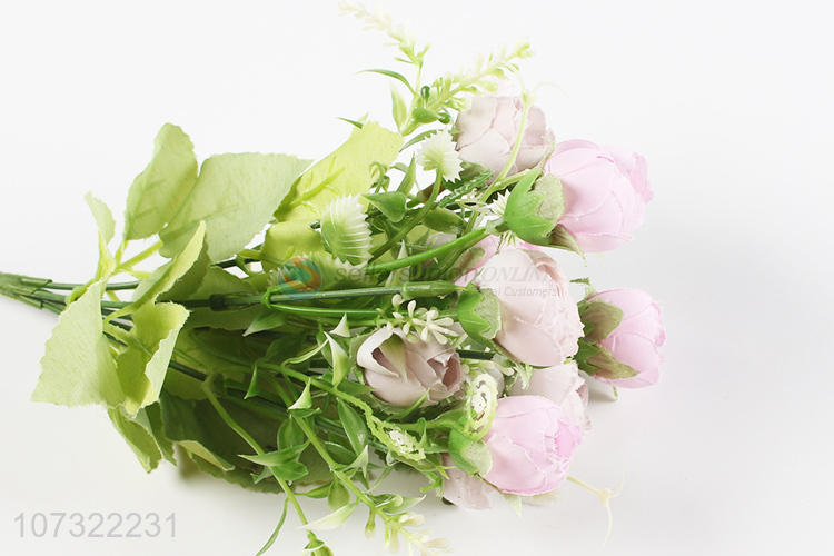 Custom Plastic Simulation Bouquet Home Decorative Artificial Flowers