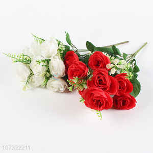 New Product 9 Heads Plastic Fake Flower Simulation Bouquet