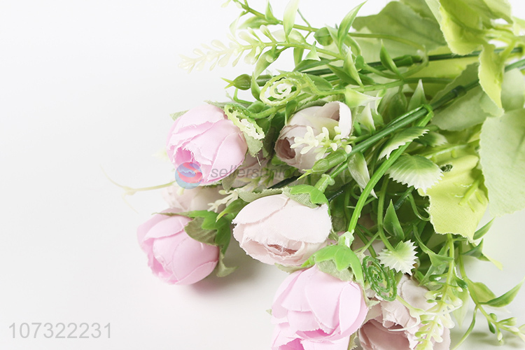 Custom Plastic Simulation Bouquet Home Decorative Artificial Flowers