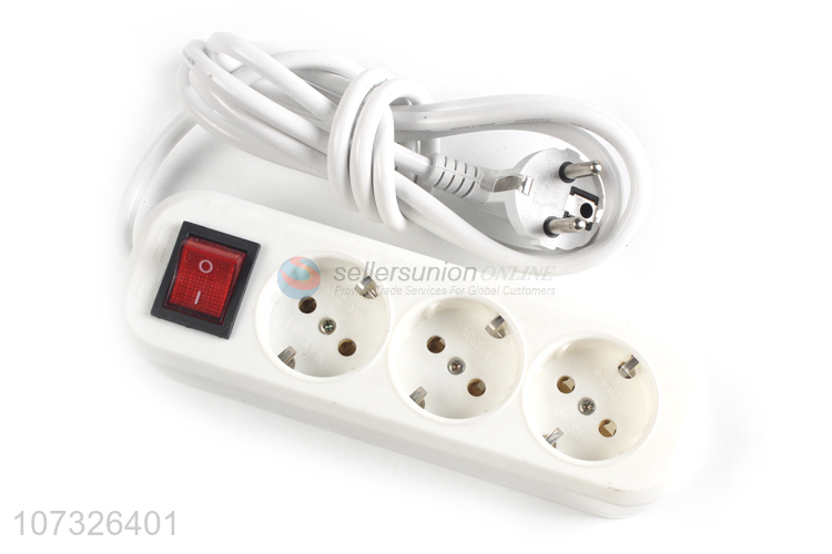 China supplier power strip extension cables socket power socket with switch
