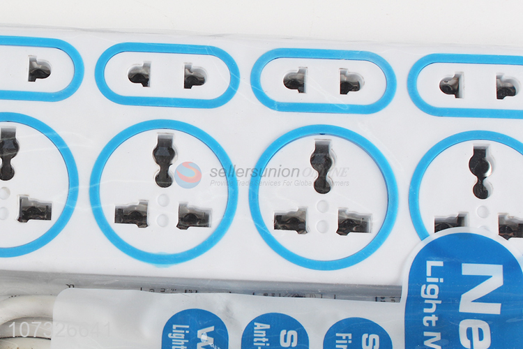 Most popular 2 pin 3 pin extension cables socket with switch & 2 usb ports