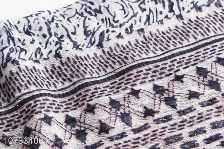 New design geometric pattern ladies scarf fashion scarf