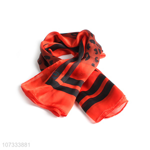 Best sale leopard printed women square scarf fashion accessories