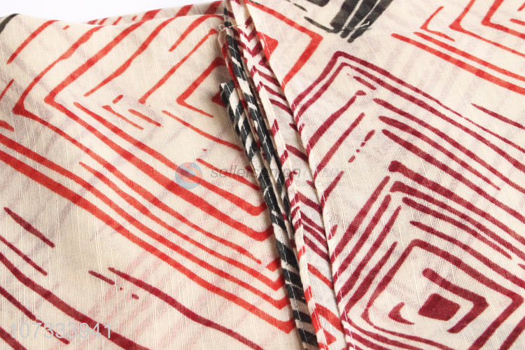 Latest arrival fashion geometric pattern ladies scarf for spring