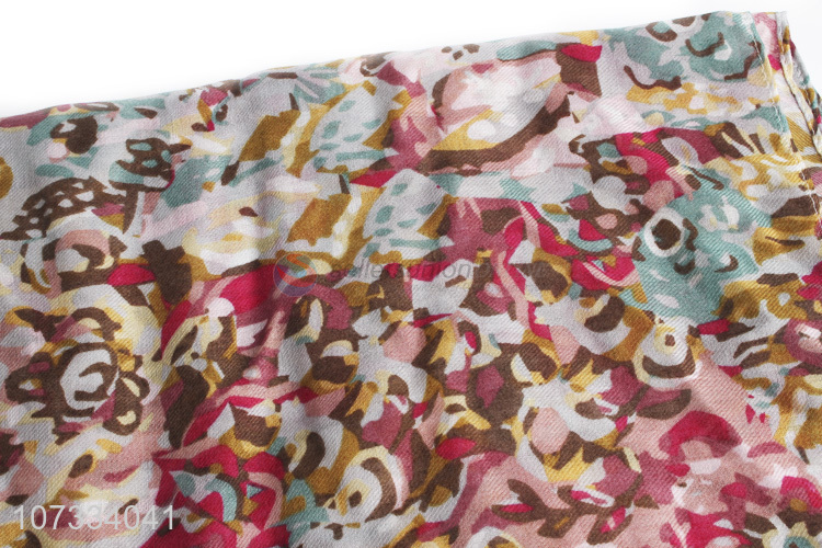 Best quality colorful volie scarf ladies scarf for spring