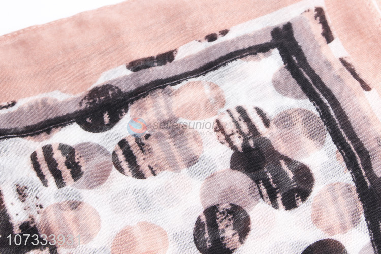 Premium quality dot printed women scarf fashion accessories