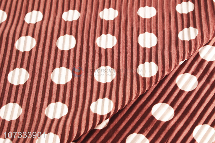 Popular products polka dot printed ladies crinkle square scarf