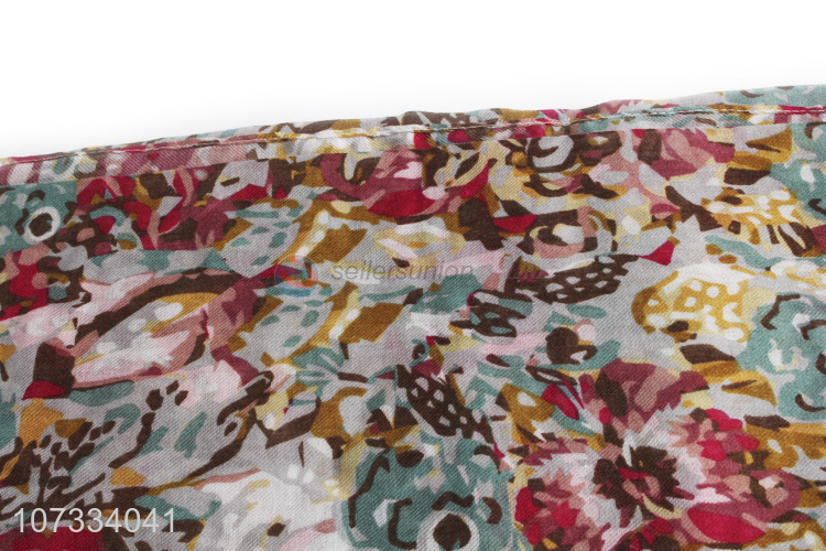 Best quality colorful volie scarf ladies scarf for spring