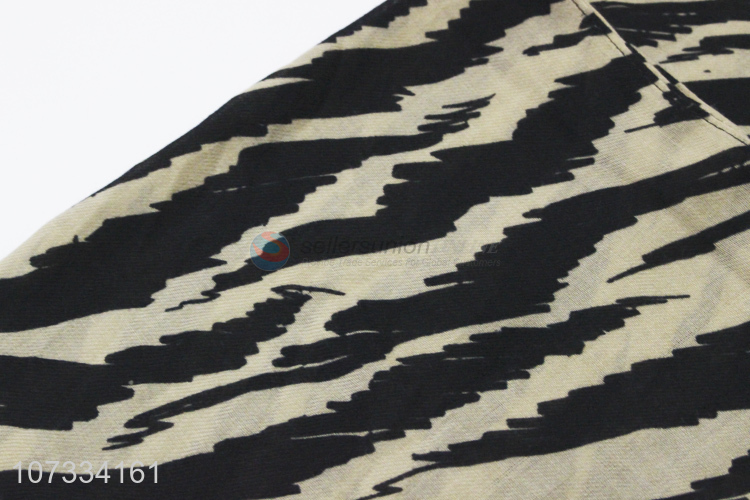 New products comfortable elegant zebra printed women scarf