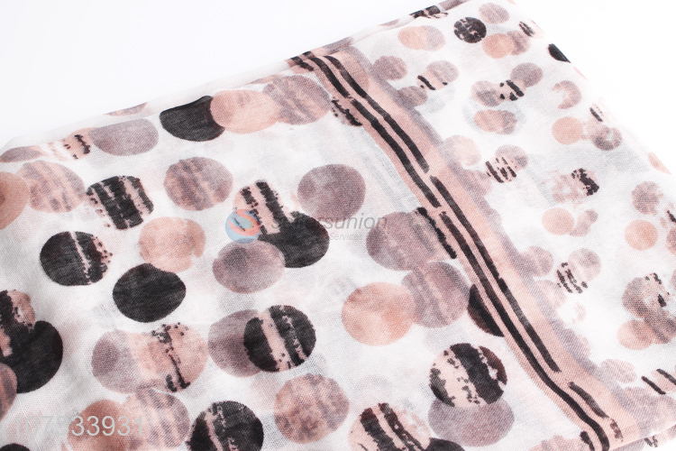 Premium quality dot printed women scarf fashion accessories