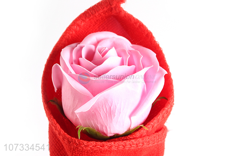 Good quality rose soap flowers gift for wedding bridal party