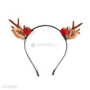 Hot Selling Party Decoration Hair Accessories Christmas Reindeer Antler Headband