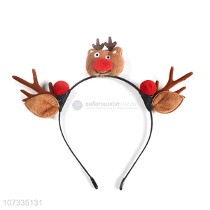 Wholesale Hair Bands Boutique Christmas Headbands Reindeer Antlers Hair Clasp