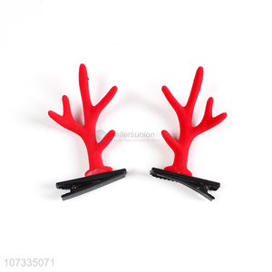 Wholesale Christmas Cute Antlers Hairpins Hair Accessories Fancy