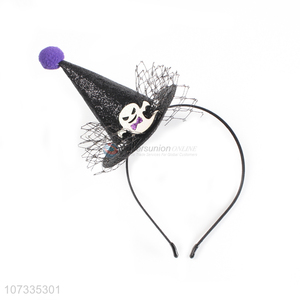 Contracted Design Halloween Party Headband Witch Head Hat Ghost Hair Hoop