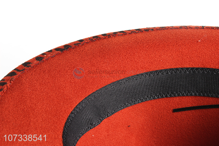 High Quality Fashion Polyester Panama Hat Coloured Top Hats