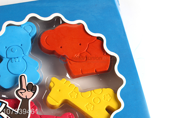 Cartoon Animal Shape Cute Colorful Crayon Set