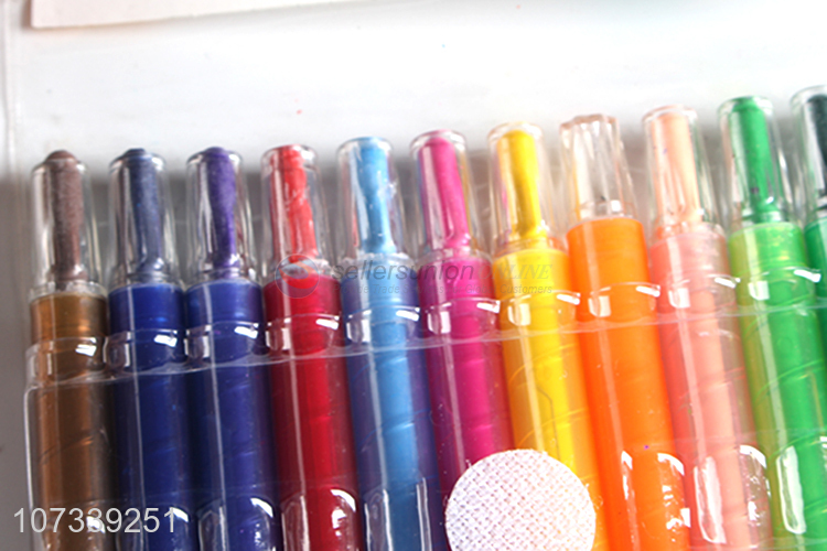 Best Selling Colorful Crayon Fashion Drawing Pens