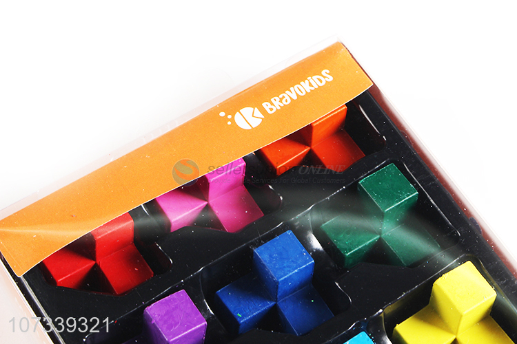 New Design 12 Colors Mini Crayon Set For Children