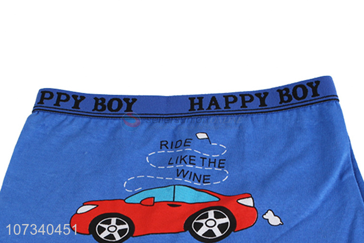 Best Sale Cartoon Car Pattern Boys Boxer Shorts