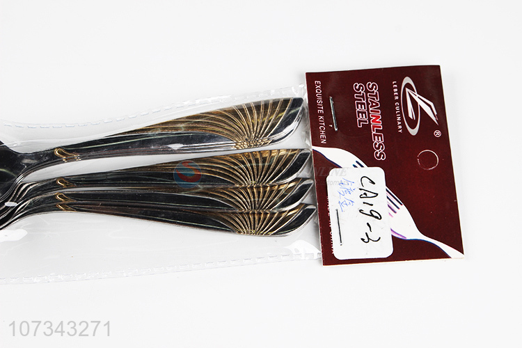 Wholesale Price Home Use Tableware Stainless Steel Coffee Spoon