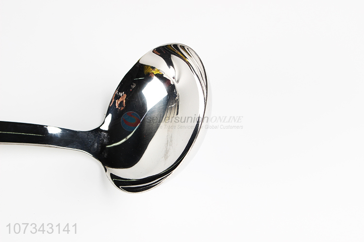 Factory Directly Sell Kitchenware Stainless Iron Soup Spoon Soup Ladle