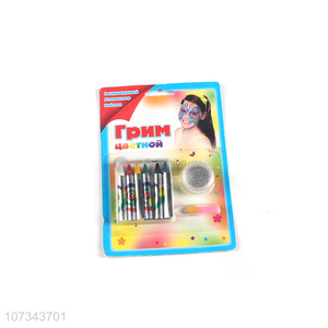 Competitive Price 6 Colors Washable Face Paint Crayon Pen Set For Halloween