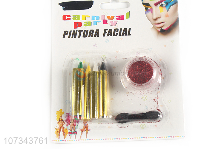 New Product 5 Colors Crayons Face Painting Non-Toxic Halloween Makeup Sticks