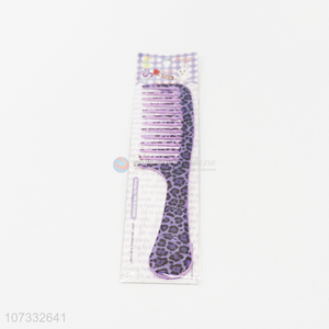 Contracted Design Hair Care Wide Tooth Plastic Comb