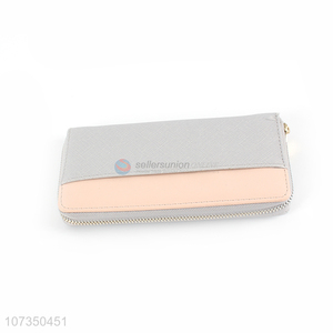 Simple design fashion lady long style wallet