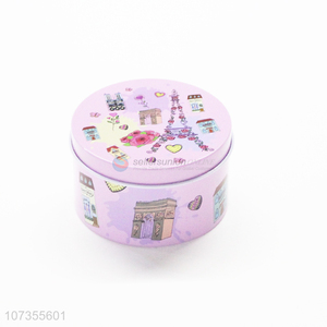 Premium products small iron food storage can tin candy jar