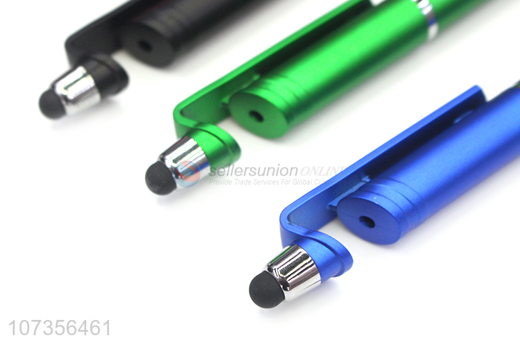 Hot Selling Colorful Press Ballpoint Pen With Stylus