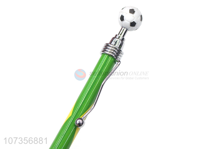 Hot Selling Football Series Plastic Ballpoint Pen Fashion Stationery