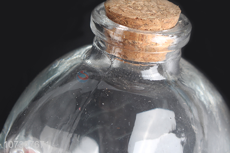 Hot selling skull shape glass candy jar glass cookie container