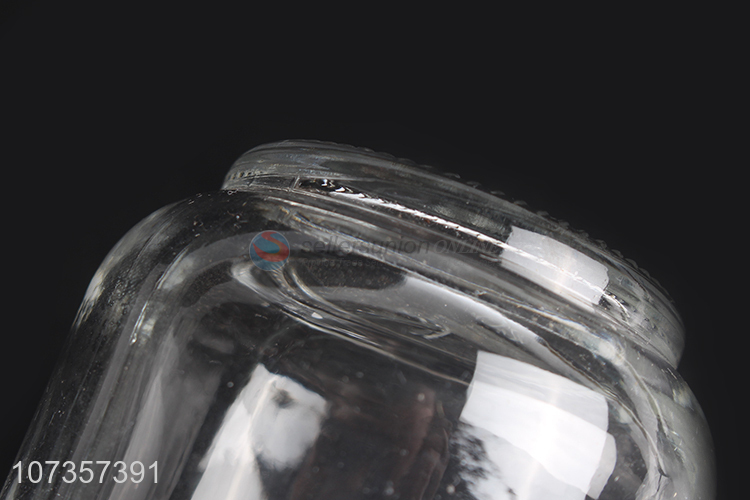 Wholesale popular kitchen tools clear airtight glass jar glass canister
