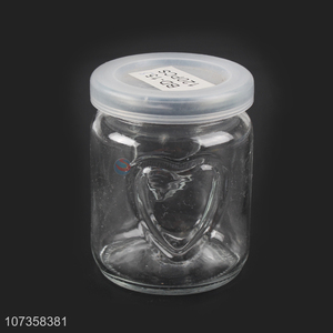 Best quality flower tea glass storage jar kitchen cookie glass jar