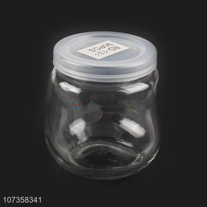 Factory price clear flower tea glass jar dried fruit storage container