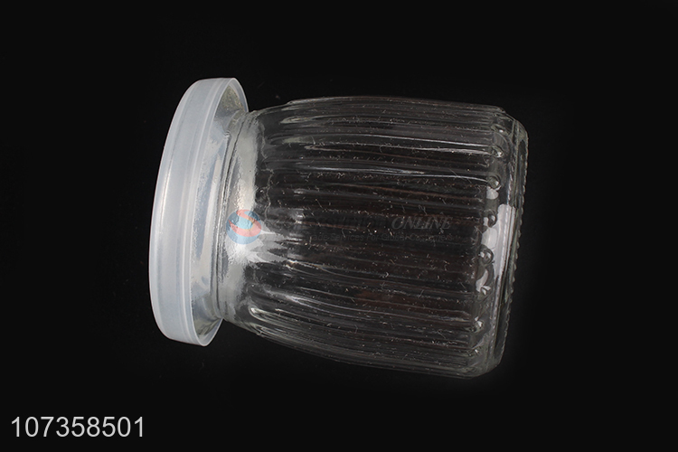 New products clear heat resistant kitchen glass jar for flower tea
