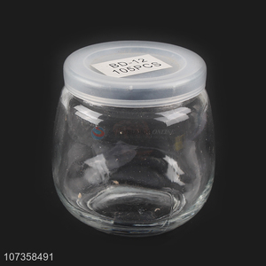 Competitive price multi-use kitchen glass jar flower tea glass storage jar