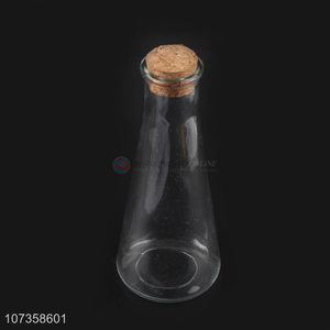 Suitable price kitchen supplies flower tea glass storage jar with lid