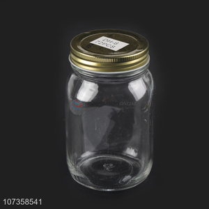 Good price moistureproof flower tea glass jar mung bean storage jar