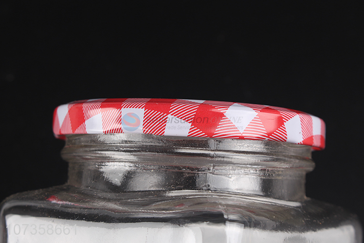 China manufacturer clear heat resistant kitchen glass jar for flower tea