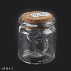 Wholesale popular moistureproof flower tea glass jar mung bean storage jar
